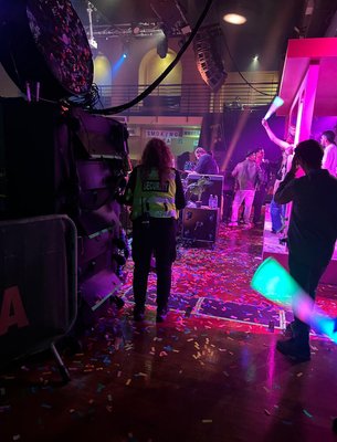 security guard in a disco